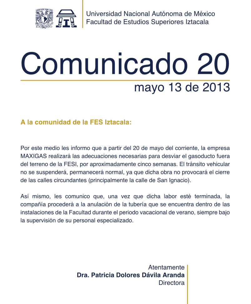Comunicado 20